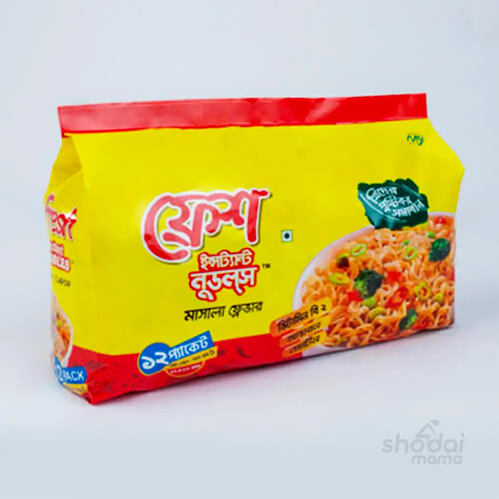 Fresh Instant Noodles Masala Flavour 12Pcs 744gm